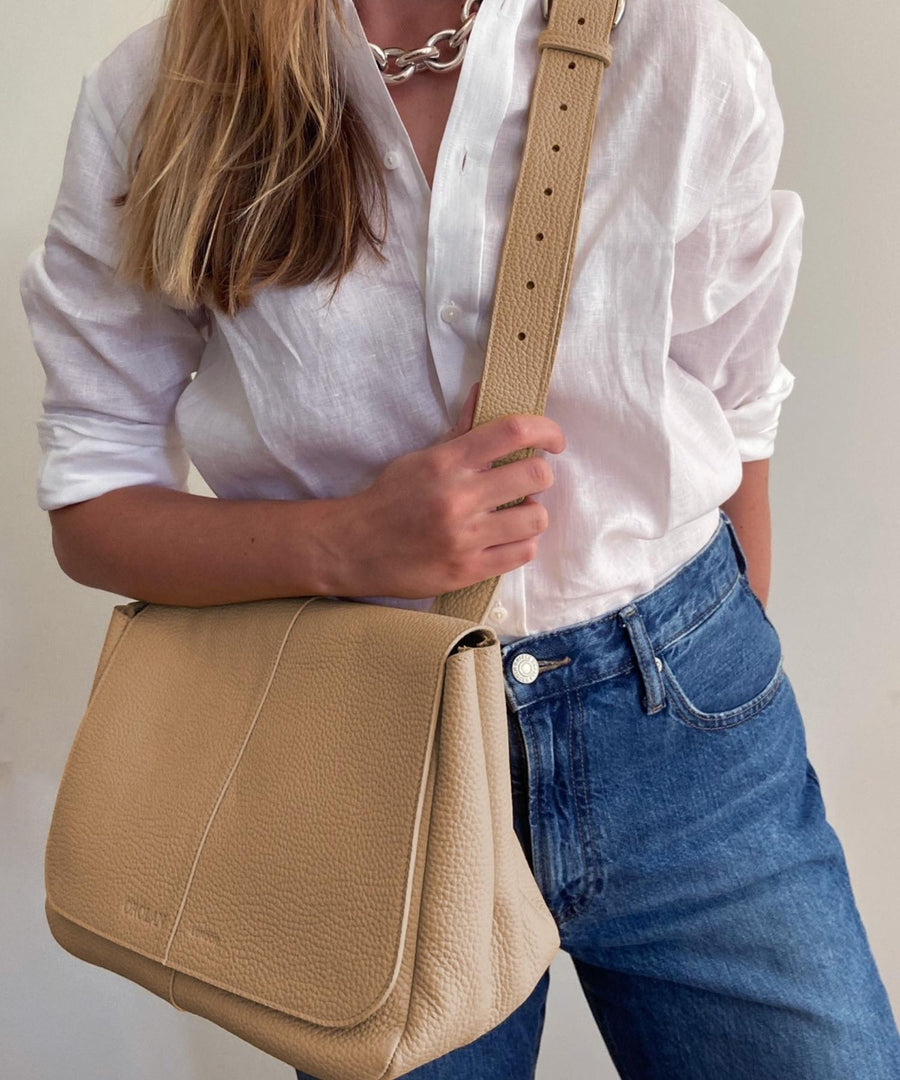 The Satchel in Sesame